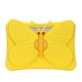 thumbnail image 3 of TECH CIRCLE Shockproof Case for Samsung 12.4" Galaxy Tab S9FE+/S9+/S8+/S7FE/S7 Plus Tablets - Cute Butterfly Hard Case, 360 Degree Rotating Stand, Lightweight Cover for Kids/Boys/Girls, Yellow, 3 of 6