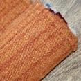 thumbnail image 4 of Rugsotic Carpets Eco-Friendly Woven Hand Woven Kilim Flat Weave Orange Blue Contemporary Area Rug, 4'x6' Rectangle, Antimicrobial, 4 of 10