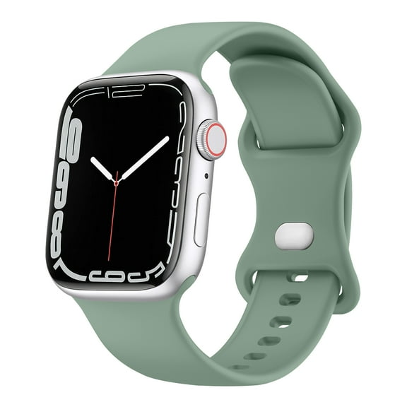 Wanme Bands Compatible with Apple Watch 38mm 40mm 41mm 45mm 44mm 42mm 49mm for Women Mne, Colorful & Soft Silicone Strap for iWath SE Series 9 8 7 6 5 4 3 2 1 Ultra
