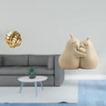 thumbnail image 2 of Escultura De Pera Abrazada Con Bola De Hilo Estética, Figura De Cerámica, Adorno De Mano De Obra Fina, Sujetalibros, Maravilloso Regalo Para Amigos, Sala De Estar, 2 of 8