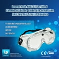 thumbnail image 6 of Lucent Path Clear Lab Chemical Splash Safety Eye Protection Anti Fog Anti Scratch Goggles, 6 of 8