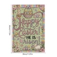 thumbnail image 3 of ddioayh Garden Flag Easter Bunny Egg Printed Outdoor Holiday Decoration Weather Resistant Standard Size For Yard Patio Entryway, 3 of 6