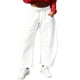 thumbnail image 5 of RKSTN Women's Wide Leg Sweatpants Plus Size High Waist Baggy Straight Leg Athletic Jogger Pant Womens Casual Solid Oversized Loose Running Gym Fitness Sport Pant Elastic Waist Barrel Sweatpant, 5 of 10