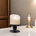 thumbnail image 4 of unbranded 2Ud Retro Iron Candlestick Holder Reversible Doble Cara Para En Color Negro, 4 of 8
