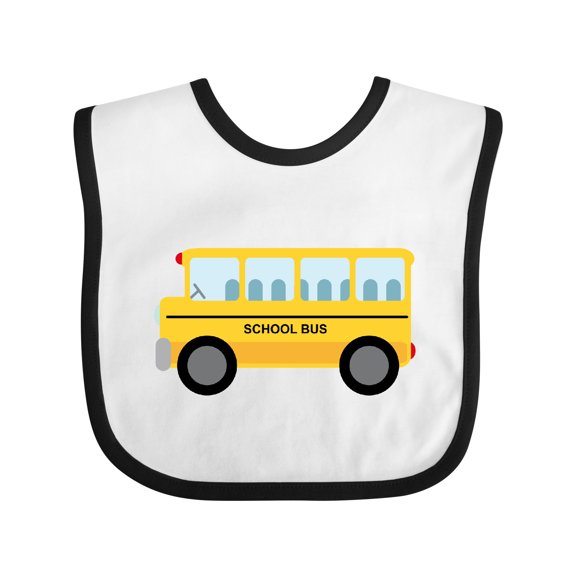 Inktastic School Bus Boys or Girls Baby Bib