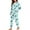 Blue and White - Sea Turtle Starfish, variant on DISNIMO Shark Print Women's Pajama Sets 2 Piece Lounge Set Long Sleeve Top and Long Pants Casual Loose Loungrwear Nightwear, S