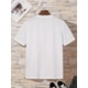 thumbnail image 2 of Camiseta informal de manga corta para hombre con estampado de eslogan divertido, cuello redondo, corte regular, ideal para verano al aire libre., 2 of 6
