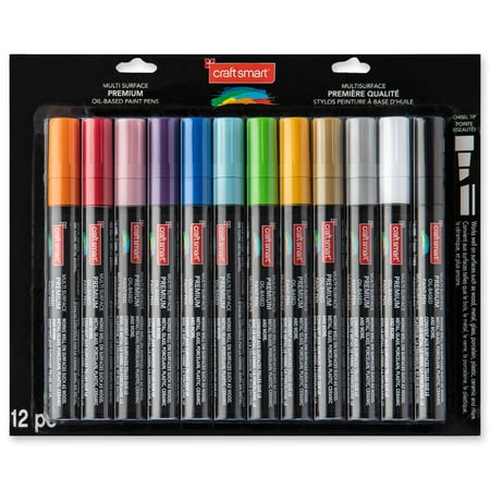 UPC: 0191518143799 | Premium Chisel Tip Oil-Based Paint Pens by Craft Smart®