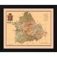 thumbnail image 2 of Martine 24x20 Black Modern Wood Framed Wall Art Titled - Seville Spain 1900 - Martine 1904, 2 of 6