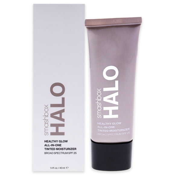 Crema hidratante con color todo en uno SmashBox Halo Healthy Glow SPF 25 - Tan 1.4 oz