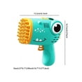 thumbnail image 2 of 40-Hole Small Dinosaur Automatic Bubble Gun, Funny Outdoor Toy (Without Bubble Solution And Battery), 2 of 4