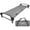 Grey, variant on Disc-O-Bed Single Cot, Portable Sleep Solution for Tents & Cabins, Green, Large