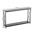 thumbnail image 4 of ” Table Console Cadre en Métal Buffet Planche Surface Lisse Table d'Entrée pour Intérieur Noir”, 4 of 10