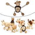 thumbnail image 4 of Juguete de muñeca de modelo animal de , juguetes de desarrollo educativo , regalos para y niñas Salvador Juguetes de figuras de madera, 4 of 10