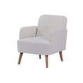 thumbnail image 1 of Sillón Terni L133 Mundo In MUEBLES blanco elegante con Asiento y Respaldo Acolchados, 1 of 7