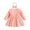 Pink, variant on PINQI Swing Dress for Toddler Girls Baby Kids Girls Solid Color Long Sleeve Ruffle Dress Dress with Hairband Sets for 6M to 4 Years