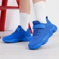 thumbnail image 6 of Kids' Running Shoes Hook & Loop & Lace Closure, Lightweight Breathable Design for Boys and Girls, 6 of 7