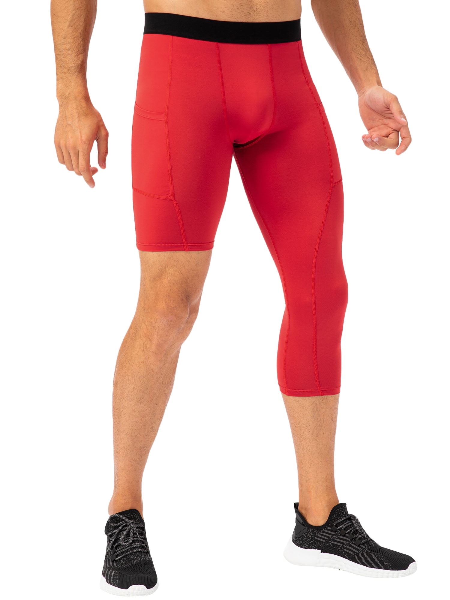 nike compression pants red