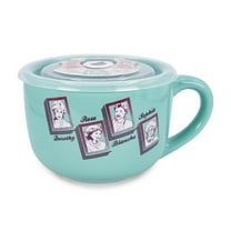 The Golden Girls Ceramic Soup Mug with Vented Lid | Holds 24 Ounces