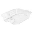 thumbnail image 2 of ClearPac Large Nacho Tray 2-Compartments, 3.3 oz, 6.2 x 6.2 x 1.6, Clear, 500/Carton, 2 of 6