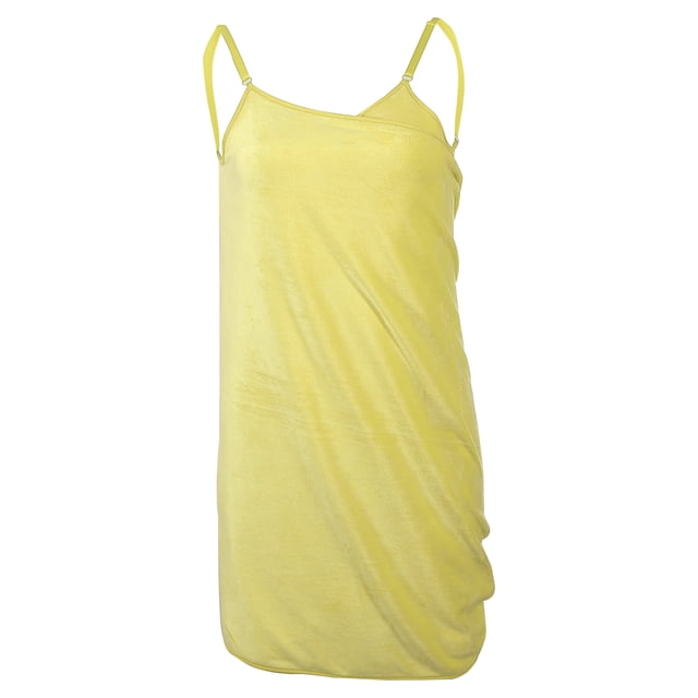 Toalla de Baño para Mujer Unique Bargains Amarillo Correa Ajustable