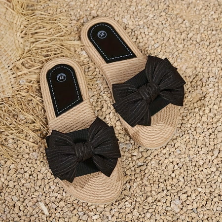 

Women s Solid Footbed Sandals Open Toe Buckle Flat Slides Summer EVA Beach Sports Casual Slippers