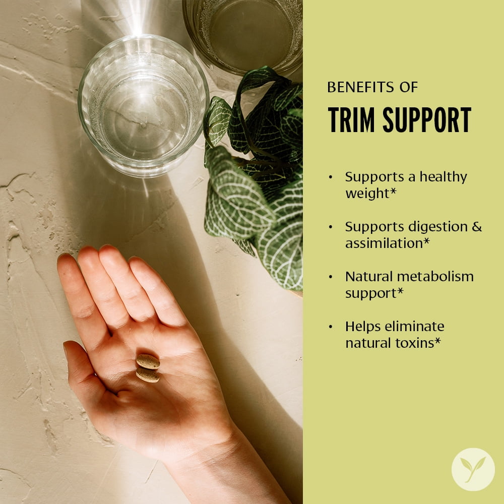 Banyan Botanicals Trim Support – Organic Weight Loss Supplement* – Natural Metabolism Support with Triphala, Guggulu & Ayurvedic Herbs for Cleansing* – 90 Tablets – Non-GMO Sustainably Sourced Vegan