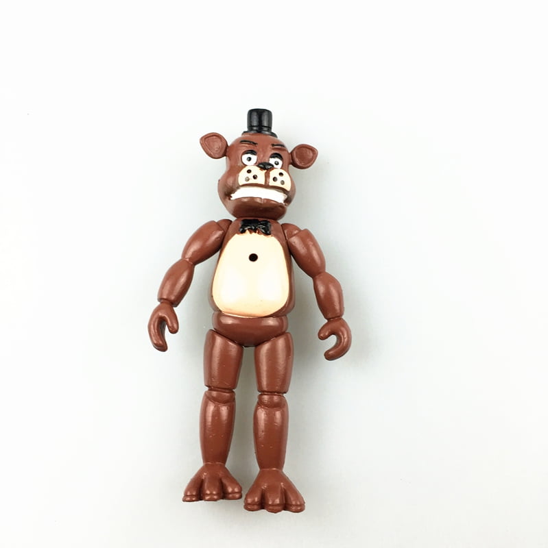 5PCS Freddy's Action Figures – 6" Light-Up Collectible Toys with Movable Joints for Home & Office Decor