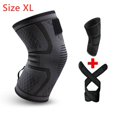 thumbnail image 1 of Knee Sleeve Compression Brace Support Joint Arthritis Pain Relief Ankle Elbow(1 Pairs), 1 of 8