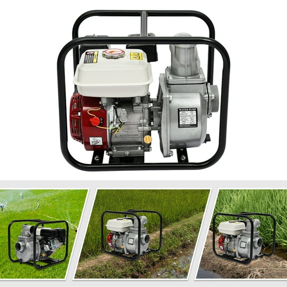 7.5HP Gasoline Water Pump with 210cc Engine, 1000L/Min Capacity, Suited for Agricultural Use, Irrigation, and Water Pumping Tasks