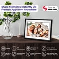 thumbnail image 2 of ELIME 10.1 inch WiFi Frameo Digital Picture Frame - 16GB Storage, 1280x800 IPS Touch Screen, MicroSD, 2 of 7
