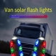 thumbnail image 3 of Luces LED Estroboscópicas Solares Inalámbricas, Impermeables, para Motocicletas, Coches, Bicicletas y Camiones. Luz de Advertencia Anticolisión., 3 of 5