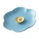 thumbnail image 3 of Quemador de incienso de flores, soporte para varillas de incienso, aromatizante para ambientes, cerámica Azul, 3 of 9