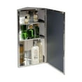 thumbnail image 4 of Corner Wall Mount Medicine Cabinet with Stainless Steel Bathroom Storage 23.6" Renovator's Supply, 4 of 7