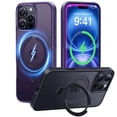 thumbnail image 1 of Funda de teléfono CASEKOO diseñada para iPhone 16 Pro Max, color morado, 1 of 7