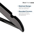 thumbnail image 5 of cozymood Wood Hangers, Clothes Hangers, Wooden Hanger, Premium Coat Hanger, 20 Pack, Black, 5 of 5