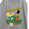 thumbnail image 3 of Hey Arnold! - Arnold, Gerald, and Abner - Women's Racerback Tank Top, 3 of 5