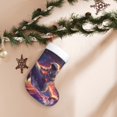 thumbnail image 7 of Yiaed Astronaut Dolphin Print Christmas Stockings, Christmas Stockings Hanging Ornaments, Christmas Stockings for Family Christmas Holiday Decorations, 7 of 7
