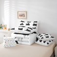 thumbnail image 6 of Homewish Boys Girls Black Cats Twin Bedding Sets 7-Piece,Cartoon Animal Bedding Comforter Set Microfiber,Kawaii Pet Breathable Sheet Sets,Super Cozy Room Decor,Reversible, 6 of 8