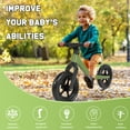 thumbnail image 6 of SPPTTY Kids Balance Bike for 2-5 Years Old,12" Balance Bicycle for Boys Girls with Splash Guard,Green, 6 of 9