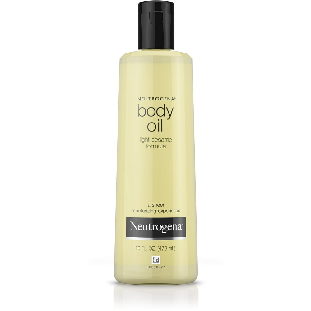 Neutrogena Body Oil Light Sesame Formula, Original, 16 oz (Pack of 2