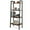 Rustic Brown, variant on Costway 4-Tier Wood Ladder Shelf Ladder Bookcase Bookshelf Display Rack