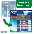 thumbnail image 2 of EXPO Dry Erase Markers Kit, Fine and Chisel Tip Markers, Assorted Colors, Eraser, 11 Count, 2 of 9