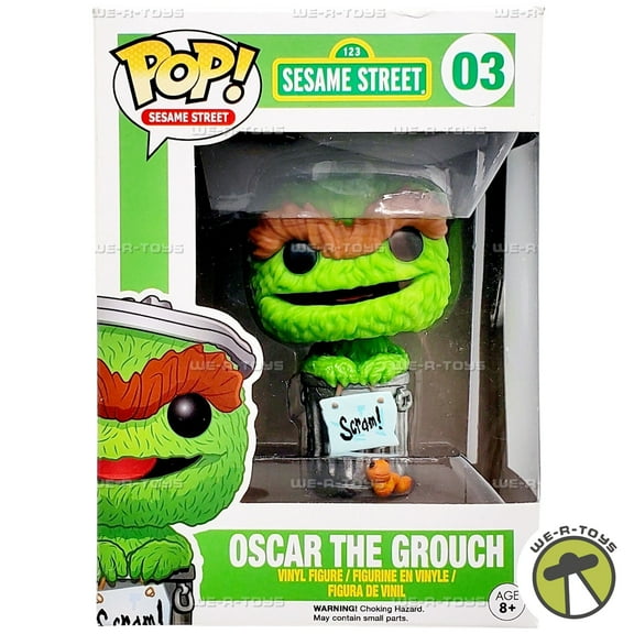 Pre-Owned Funko Pop Sesame Street 03 Oscar The Grouch Vinyl Figure
