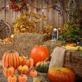 thumbnail image 2 of 7Pcs Halloween Foam Simulation Pumpkin Model Craft Party Home Decoration, 2 of 8