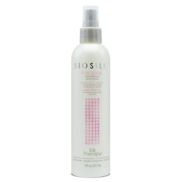 BioSilk For Dogs Silk Therapy Detangling Plus Shine Protecting Mist Detangling Spray 8 oz.