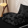 thumbnail image 5 of Erosebridal Gray Leopard Heart Zipper Full Size Comforter Sets with Fitted Sheet and 2 Pillowcases,Sweet Girl Zipper Bedding Set,Black Reversible,4 Pieces, 5 of 7