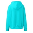 thumbnail image 4 of WEAIXIMIUNG Chandails en Molleton pour Femmes Sans Capuche avec Graphiques Mode Décontractée Couleur Unie Pull Ample à Manches Longues Patchwork, 4 of 6