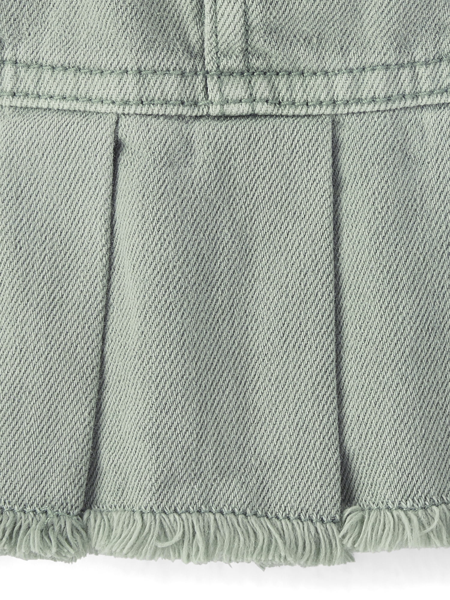 The Children's Place Girls Garment Dyed Pleated Denim Skort, Sizes 4-16