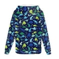 thumbnail image 4 of Suhoaziia Y2K Zip Up Jackets for Teen Boys Novelty Cartoon Dinosaur Graphic Print Clothes Autumn Long Sleeve Drawstring Men Hoodies with Pocket Size S, 4 of 5